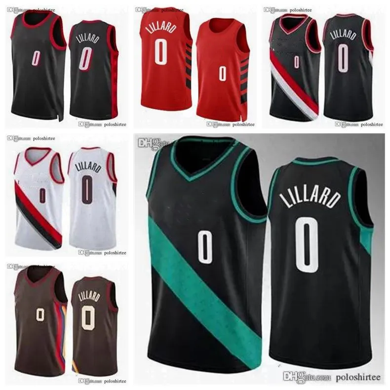 Баскетбольные майки Damian Lillard 0 Edition City Jersey 2023 Мужчины Дети