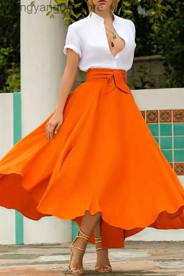 Skirts 2019 New Fashion Womens Pleated Maxi Skirts Lady Elegant