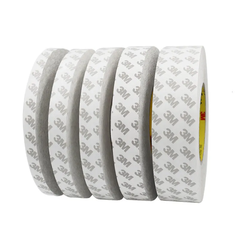 Självhäftande band 50mroll tejp dubbelsidiga band Adhesive Strong klibbig bredd 5mm8mm10mm12mm15mm18mm20mm Adhesive Tape LED -remsor 230504