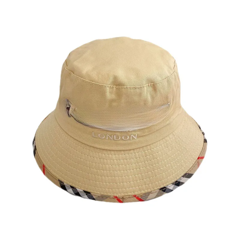 Nowy styl Fisherman Hat Letters Autumn Four Seasons Fashion All-Match Para Sun Hat Korean Street Basin Hat