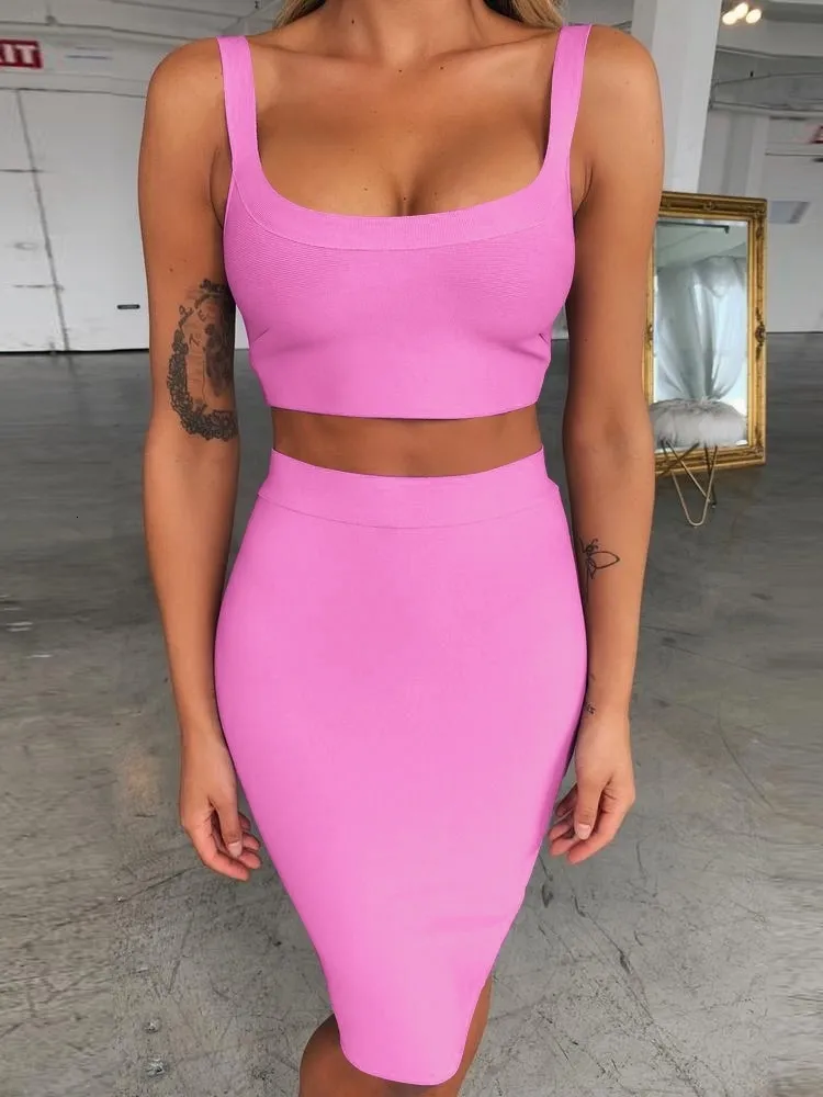 Lilac bandage skirt sales