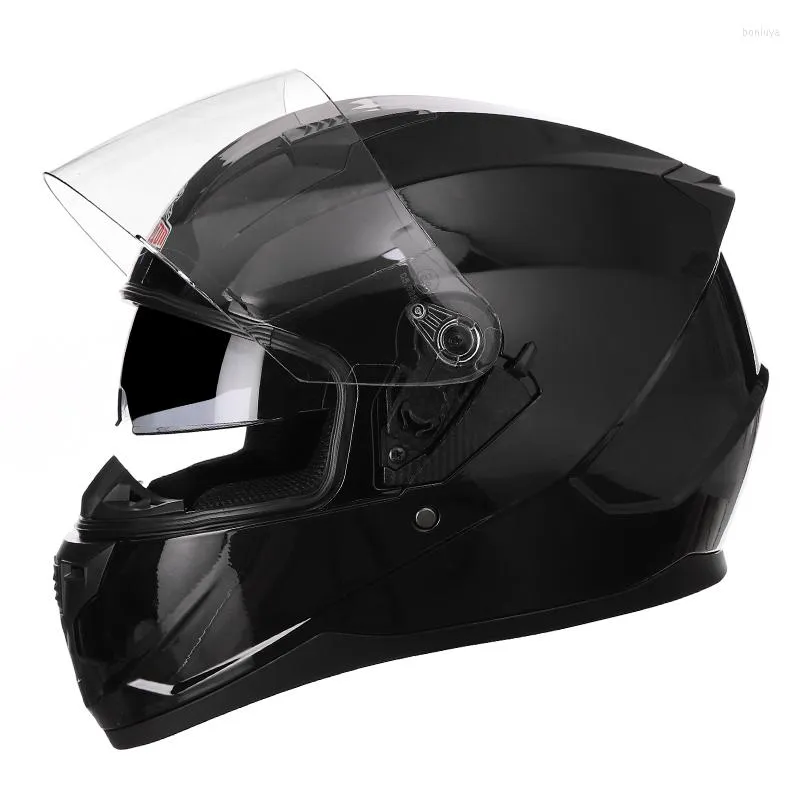 Motorhelmen Dot ECE goedgekeurd blacklion van Italië Volledig gezicht helm vintage gepersonaliseerde veiligheid Motocross races casque Moto Casco