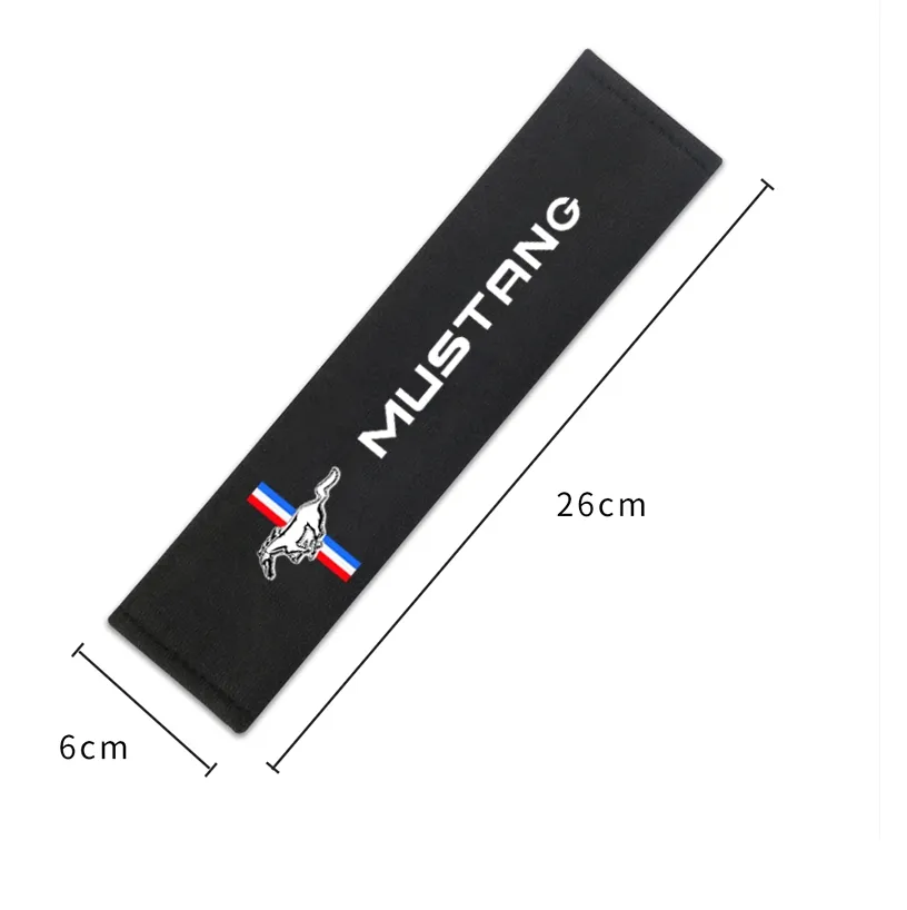 Mustang seat belt pads on sale