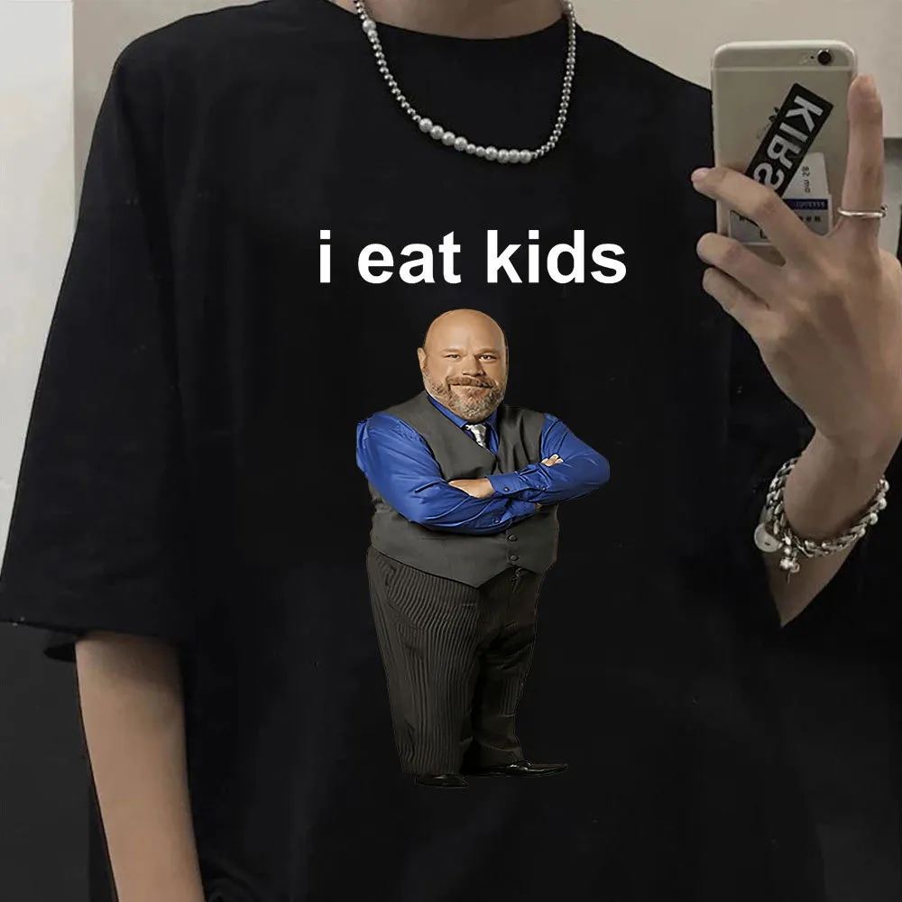 Herren T-Shirts Bertram Eats Kinder T-Shirt I Eat Kinder Männer Frauen Reine Baumwolle Kurzarm T-Shirts Lässige Lose T-Shirt Tops Harajuku Streetwear 230506