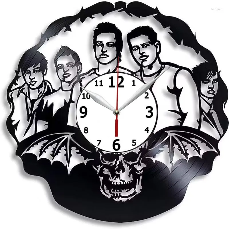 Horloges murales Avenged Sevenfold Band Art Clock Design Cadeau pour toute occasion