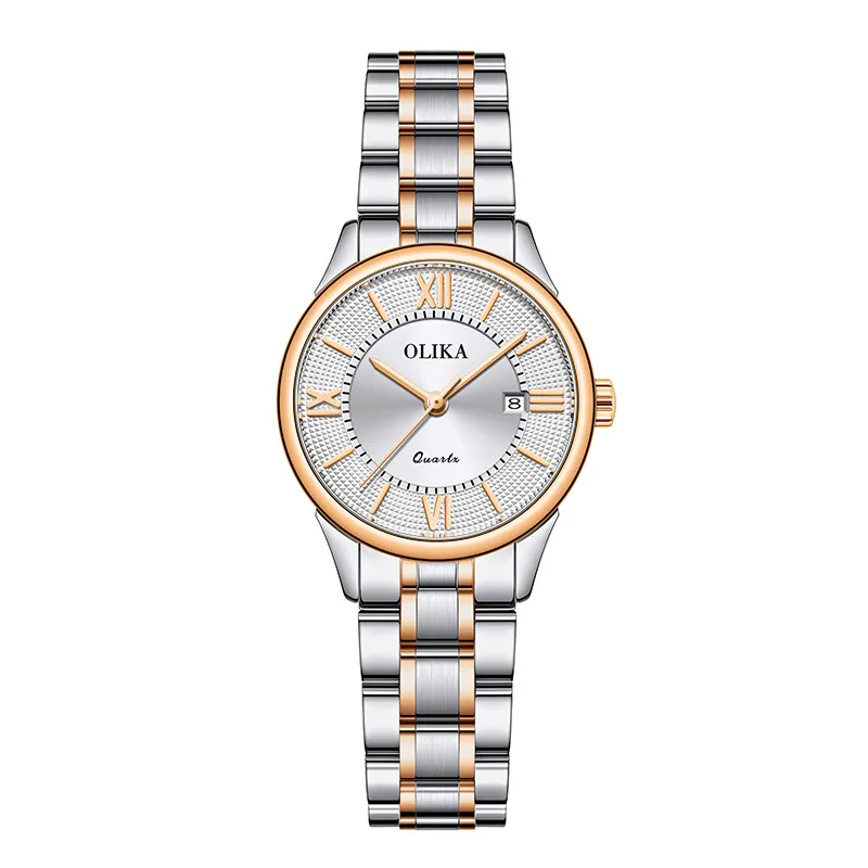 Wristwatches Watch For Women Luxury Women s Watches Stainless Steel Waterproof Quartz Ladies Clock Calendar Student Rose Relogio