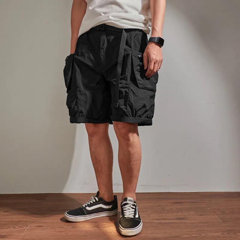 Mens Shorts Summer Loose Fitting Cargo Shorts Mens Fashion Brand