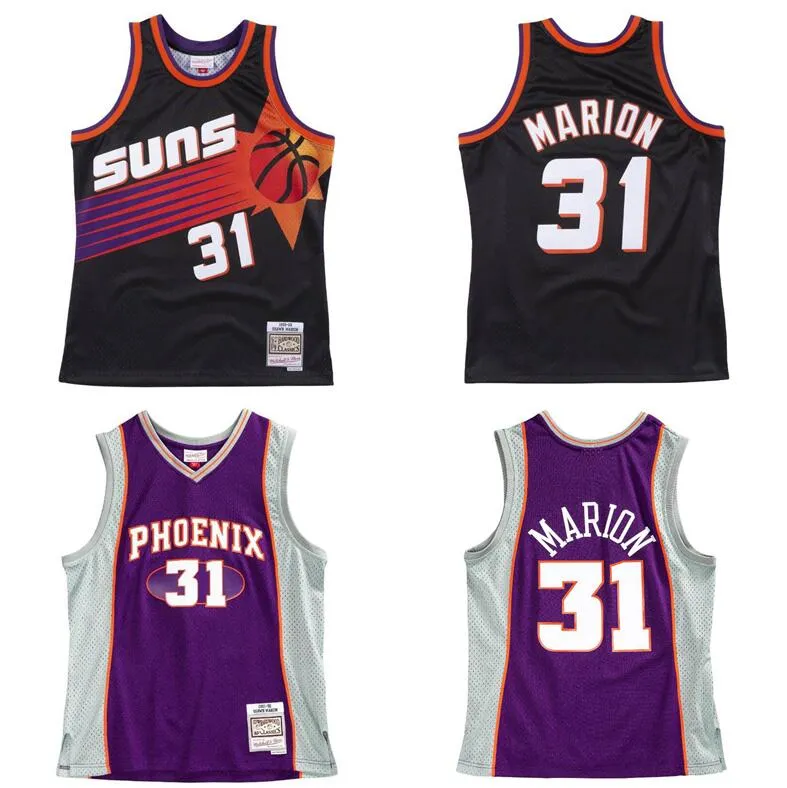 Aangepaste Shawn Marion basketbalshirts Mitchell Ness 1999-00 2001-02 hardhout klassiekers S-6XL mannen vrouwen kinderen retro jersey