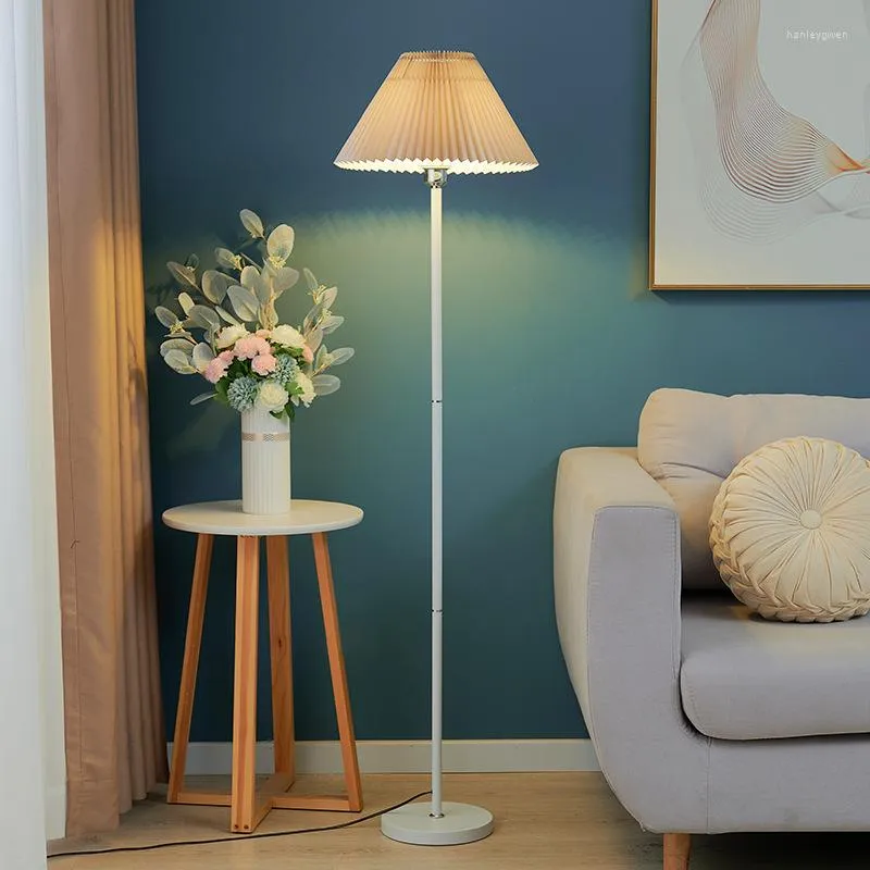 Modern Minimalist LED Homekit Floor Lamp For Bedroom Study Living Room Bedside Pleated Fabric Vertical Table Design From Hanleygwen 135.3 DHgate.Com