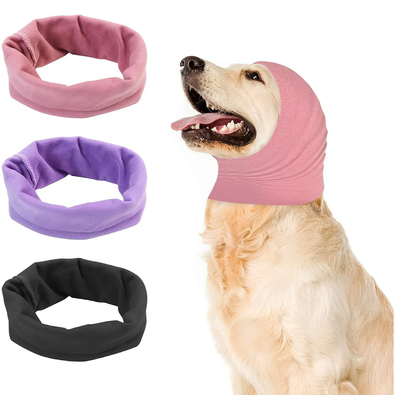 Dog Ear Muffs Noise Protection Ear Covers Cat Hoodies Earmuff for Anxiety Relief Calming Grooming Neck Warmer XBJK2305