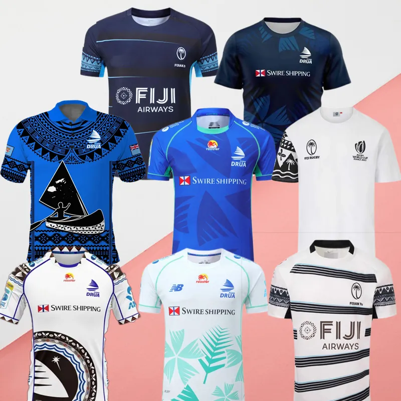 2023 2025 Fiji Drua Airways Rucby Jerseys New Adult Home Away 22 23 24