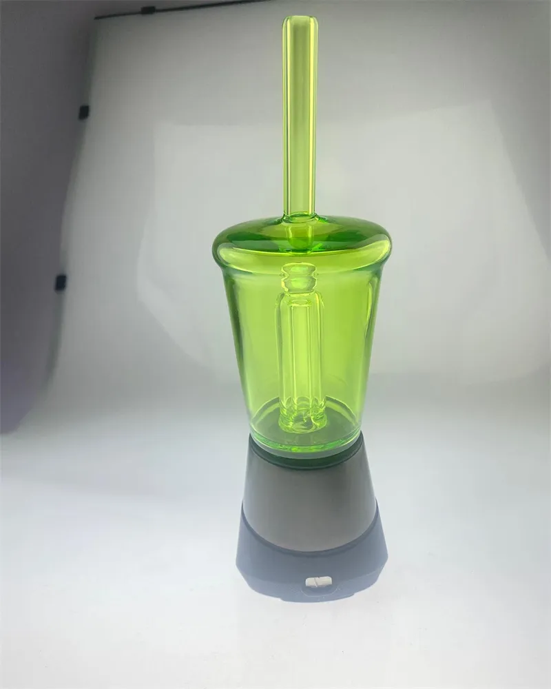 Glass Hookah Green Peak Lägg till en Opal New Style Reting Pipe Oil Rig Welcome Order