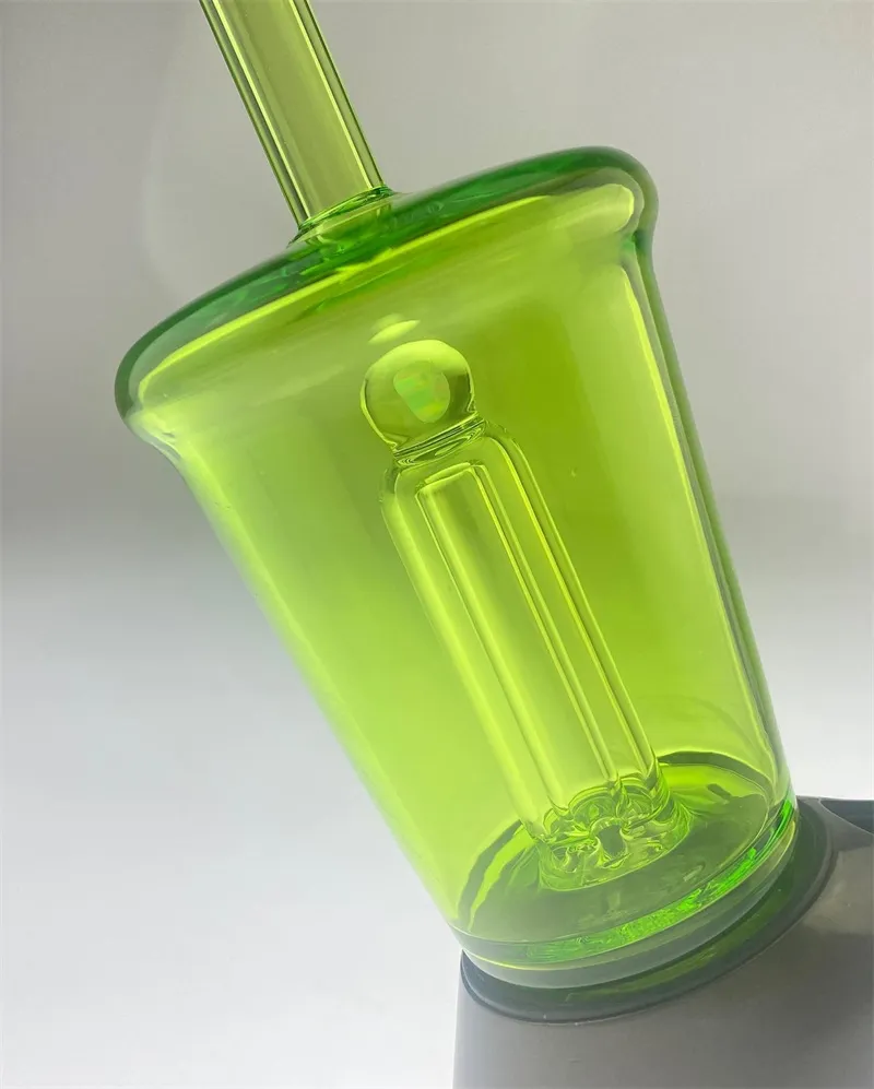 Glass Hookah Green Peak Lägg till en Opal New Style Reting Pipe Oil Rig Welcome Order