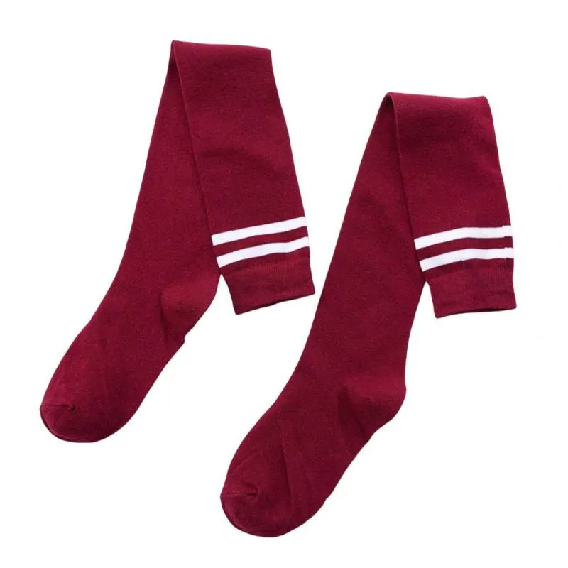 Japanese Striped Thigh Knee Socks Kmart For Women Thick Autumn