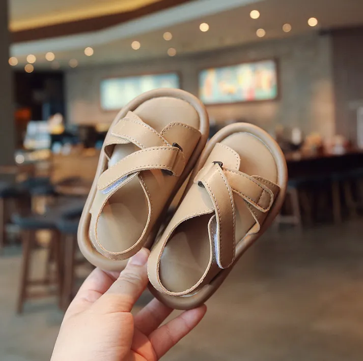 Sandalen Zomer Kinder Strandschoenen Kinder Soft Lederen Sandalen