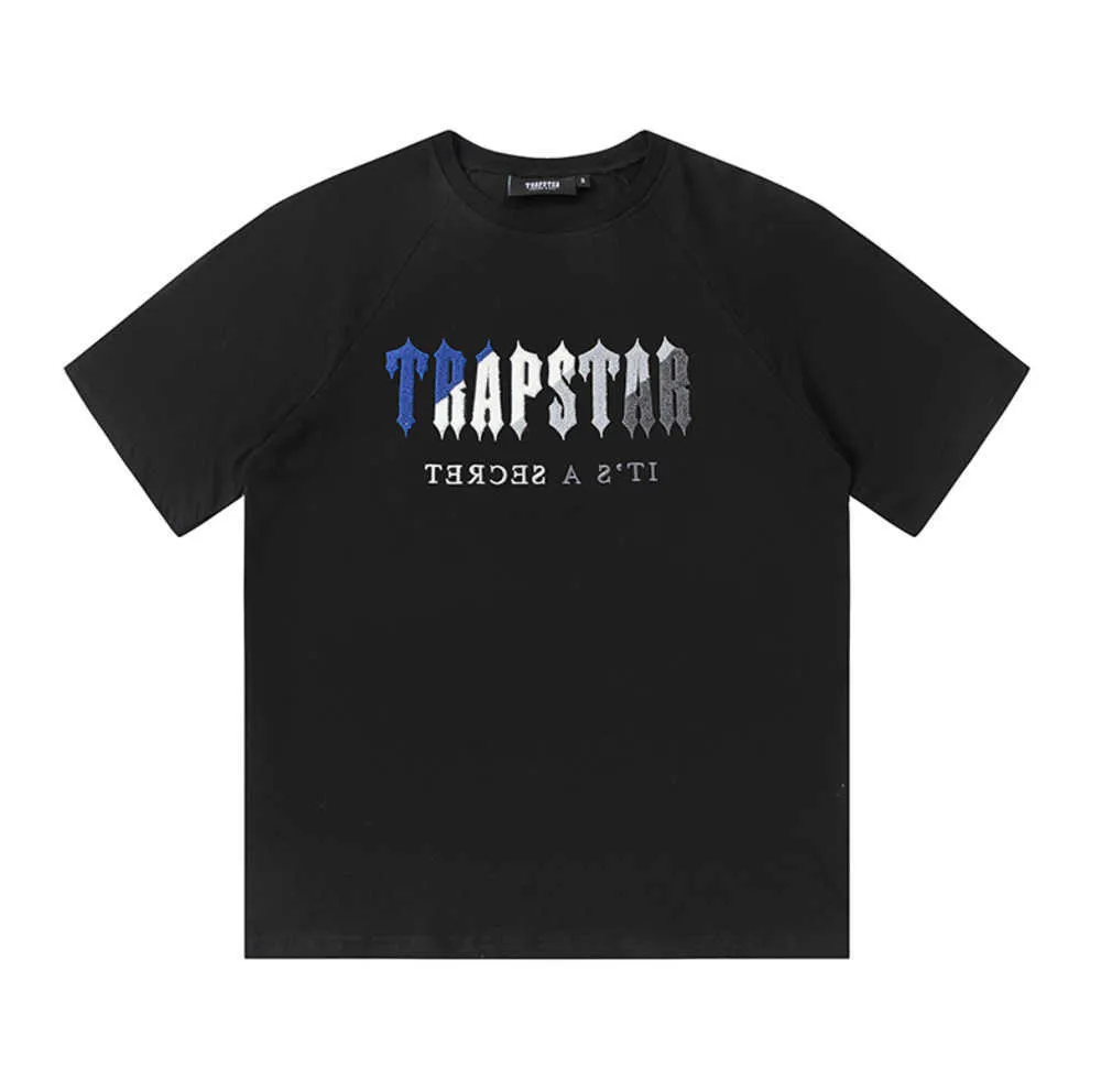 Letnie męskie koszulki marka Trapstar Clothing T-shirt T-Shirt T-T-TVIT HARAJUKU TOP TEE Zabawne hip-hopowe kolor T-koszulka plaża Casual Motion Current 41ess