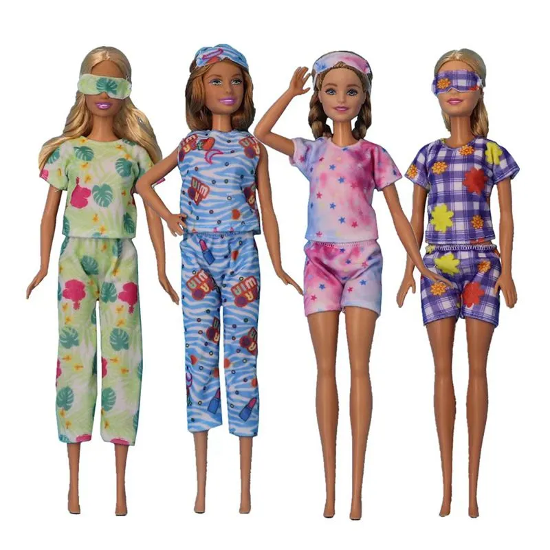 3 itens/lote roupas para barbie jogo vestir roupa topos calças 30 cm moda  vestido em miniatura acessórios para barbie presentes diy meninas