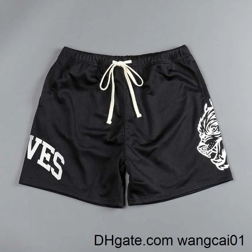 Wangcai01 Men's Shorts 2023 New Street Fashion Men's Summers Summers Breathabショーツカジュアル服フィットネスジョギングトレーニングメンジムグリーンスポーツショーツ