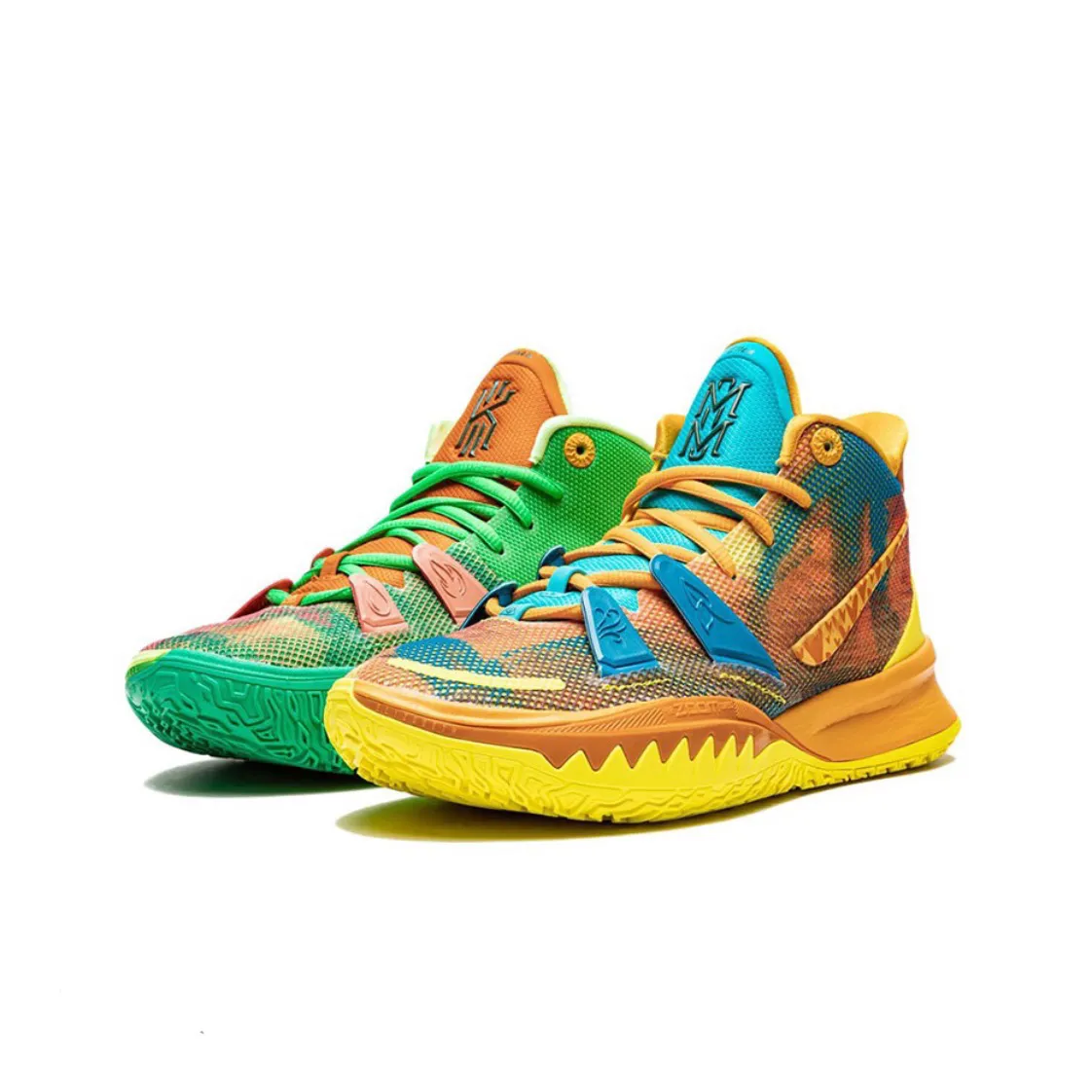 Scarpe da basket Irving Kyrie 7 da donna per bambini 7s Mamma Figlia Amore Arancione Rosso Blu Giallo Verde What the Visions Scarpe da ginnastica