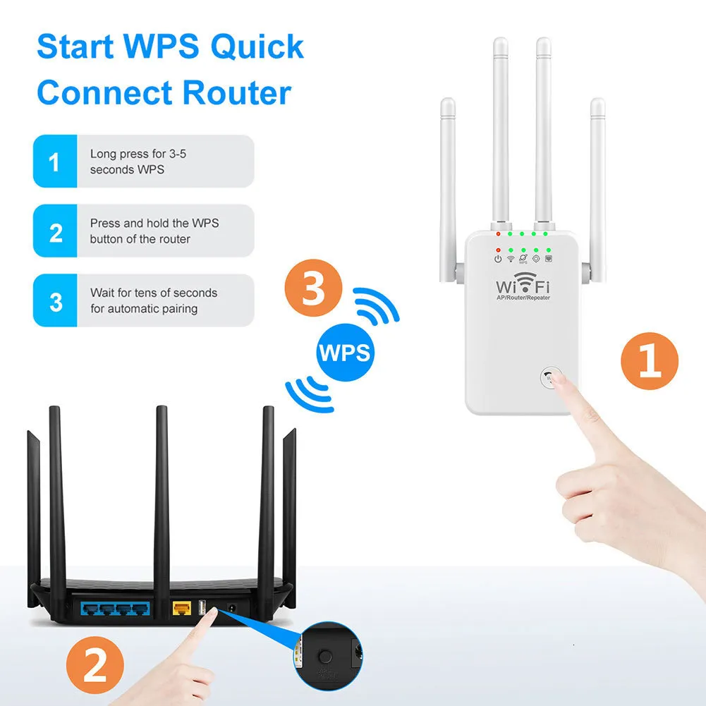 Amplificateur Wifi - Prolongateur Wifi - Amplificateur de Signal Wifi -  Répéteur Wifi | bol