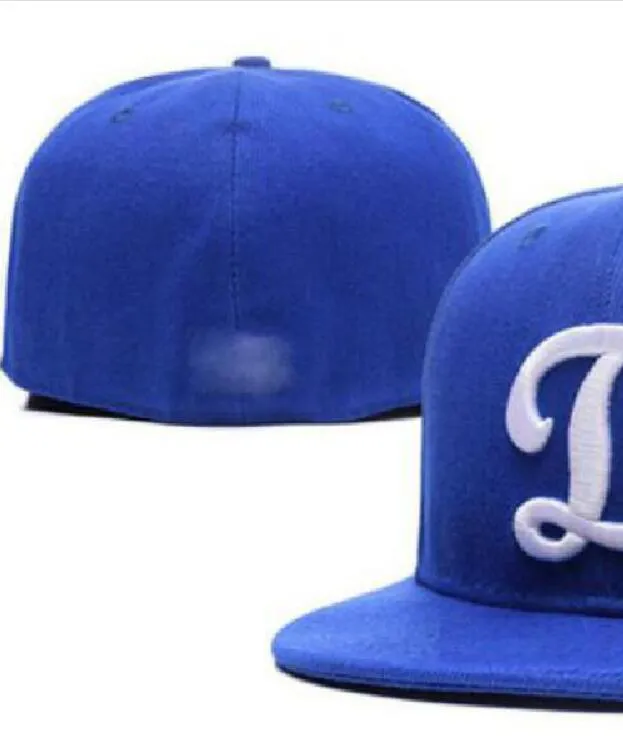 Ready Stock Venta al por mayor de alta calidad para hombres Los Angeles Sport Team Gorras ajustadas LA Ala plana en sombreros de campo Diseño completamente cerrado Tamaño 7- Tamaño 8 Gorra de béisbol ajustada Casquette B5