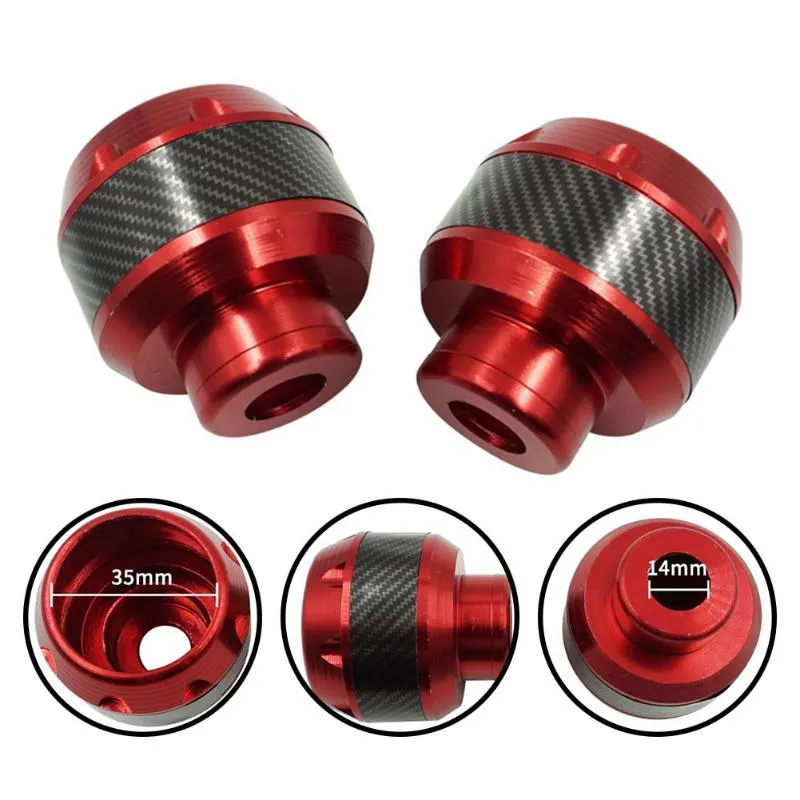 All Terrain Wheels Parts 2 STÜCKE Rot Motorrad Rad Slider Schutz Rahmen Crash Verkleidung Schutz Fallschutz Pad Für Mopeds Roller