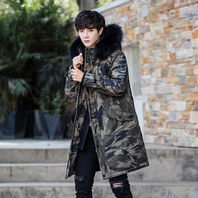 Camouflage winter jacket mens sales