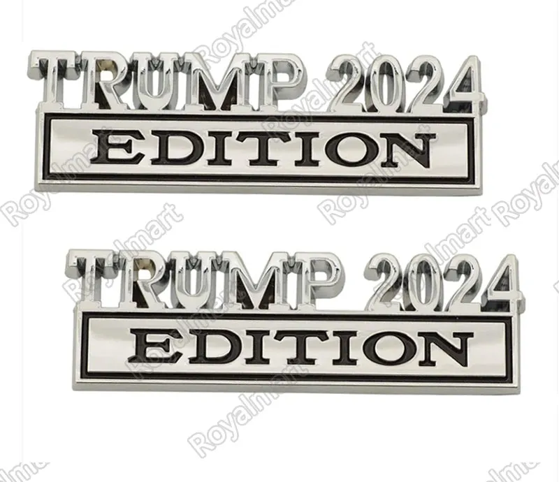 Metal Trmup 2024 Edition Car Emblem Emblem Stickers