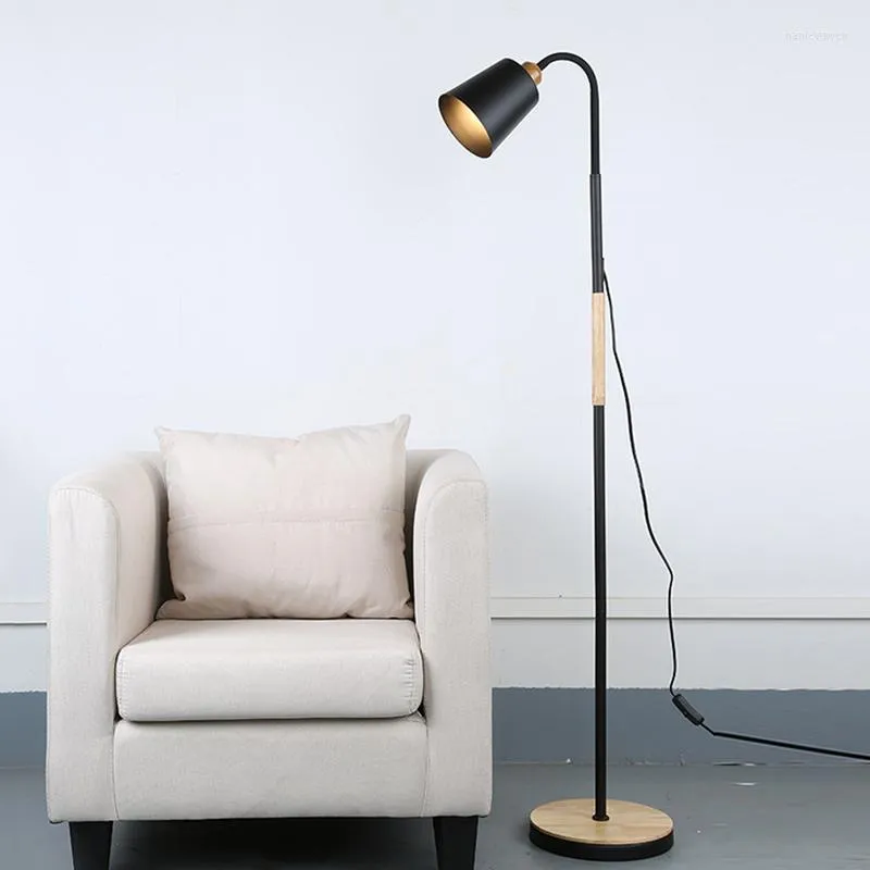 Modern Nordic Wood LED Floor Lamps Dunnes Stores For Living Room