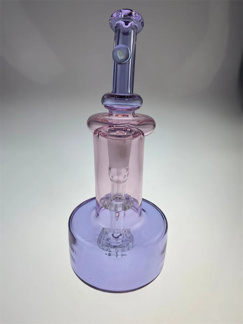 Rökning Pipepurple CFL och rosa RBR3.0 Lägg till en Opal Recycle Rig 14mm Joint Factory Direct Price