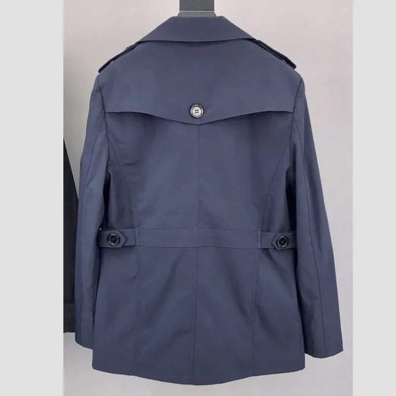 Veste coupe-vent à manches longues et col Trench pour hommes et femmes, manteau classique de marque de styliste, automne et hiver 2023, M-3XL