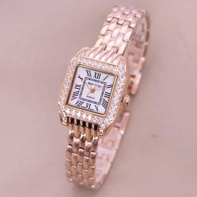 Wristwatches Small Lady Women's Watch Japan Quartz Fashion Fine Dress Stainless Steel Bracelet Luxury Clock Girl Birthday Gift Royal