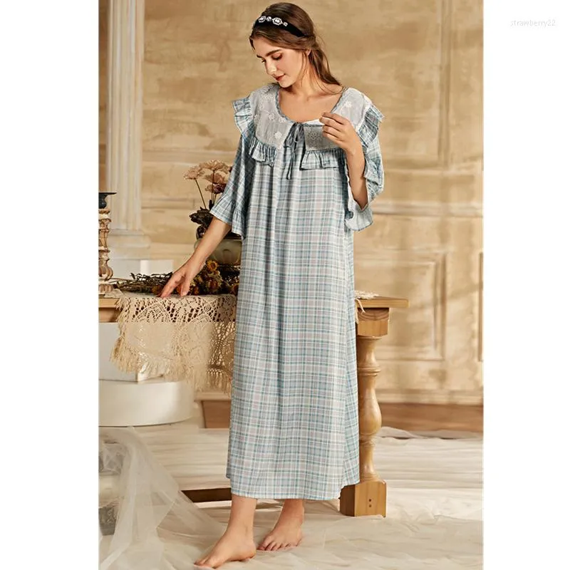 Summer cotton nightgowns store