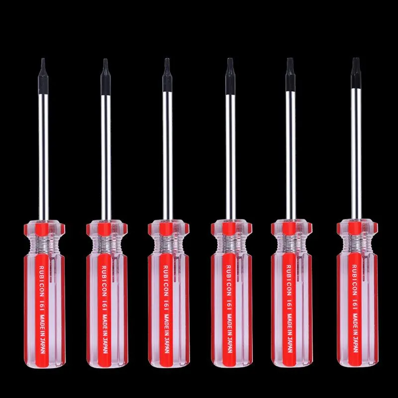 Schroevendraaier Torx Screwdriver Set CRV Star Bit Magnetic Screwdriver T5 T6 T8 T10 T15 T20 Screwdriver Kit Iphone Computer Repair Hand Tools