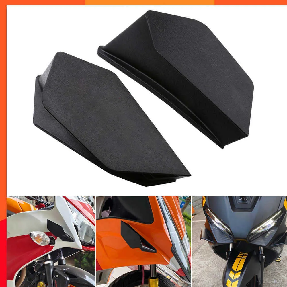 Aerodynamic Winglets Spoiler Kit For Yamaha, Suzuki, Kawasaki, And ...