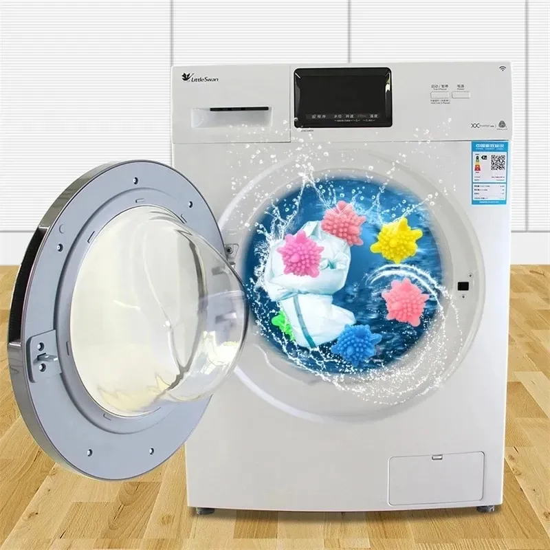 منتجات الغسيل التسامي 1PCS Magic Solid Laundrys الكرة القابلة لإعادة الاستخدام تنظيف الغسيل المضاد للتشغيل الكرة الكرة