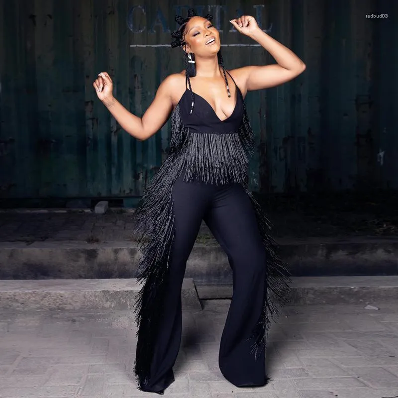 Tassel detail jumpsuit sale