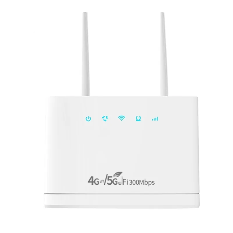 Routers R311Pro Wireless 4G/5G Wifi 300Mbps Wireless Router Sim Card EU Plug 230506