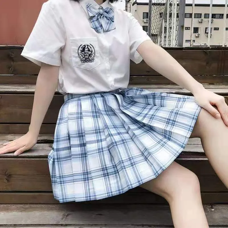 Schoolgirl skirt embroidery hotsell