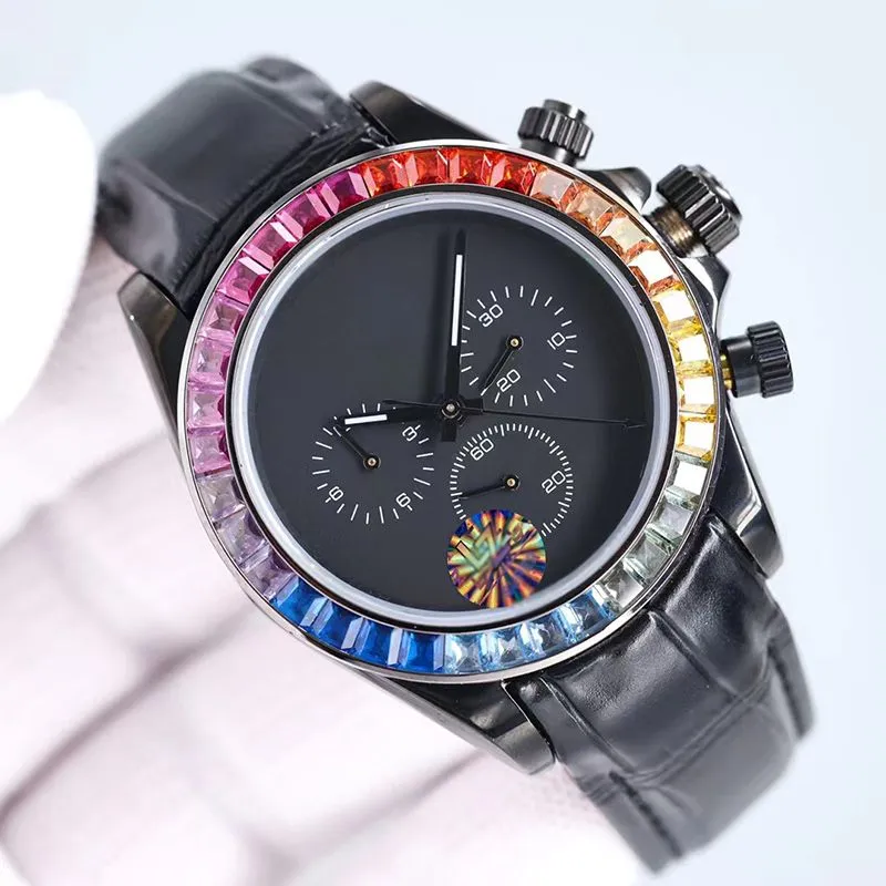 Montres pour hommes montres en diamant de créateur mouvement automatique de haute qualité montres de luxe chronomètre chronomètre verre saphir montres étanches mécaniques automatiques