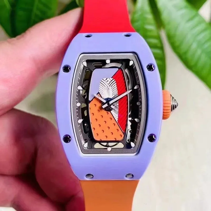 Designerskie zegarki dla kobiet-koloru niszowego projektu Zegarek Watch Kolorowa kolizja