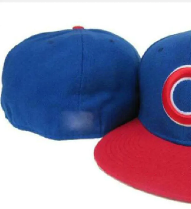 Ready Stock Wholesale High Quality Men's Chicago Sport Team Fitted Caps Flat Brim on Field Hats Full Closed Design Size 7- Size 8 Fitted Baseball Gorra Casquette A1
