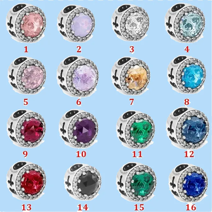 925 Silber Perlen Charms passen Pandora Charm Opal Cross Black Cat Eye Style Anhänger