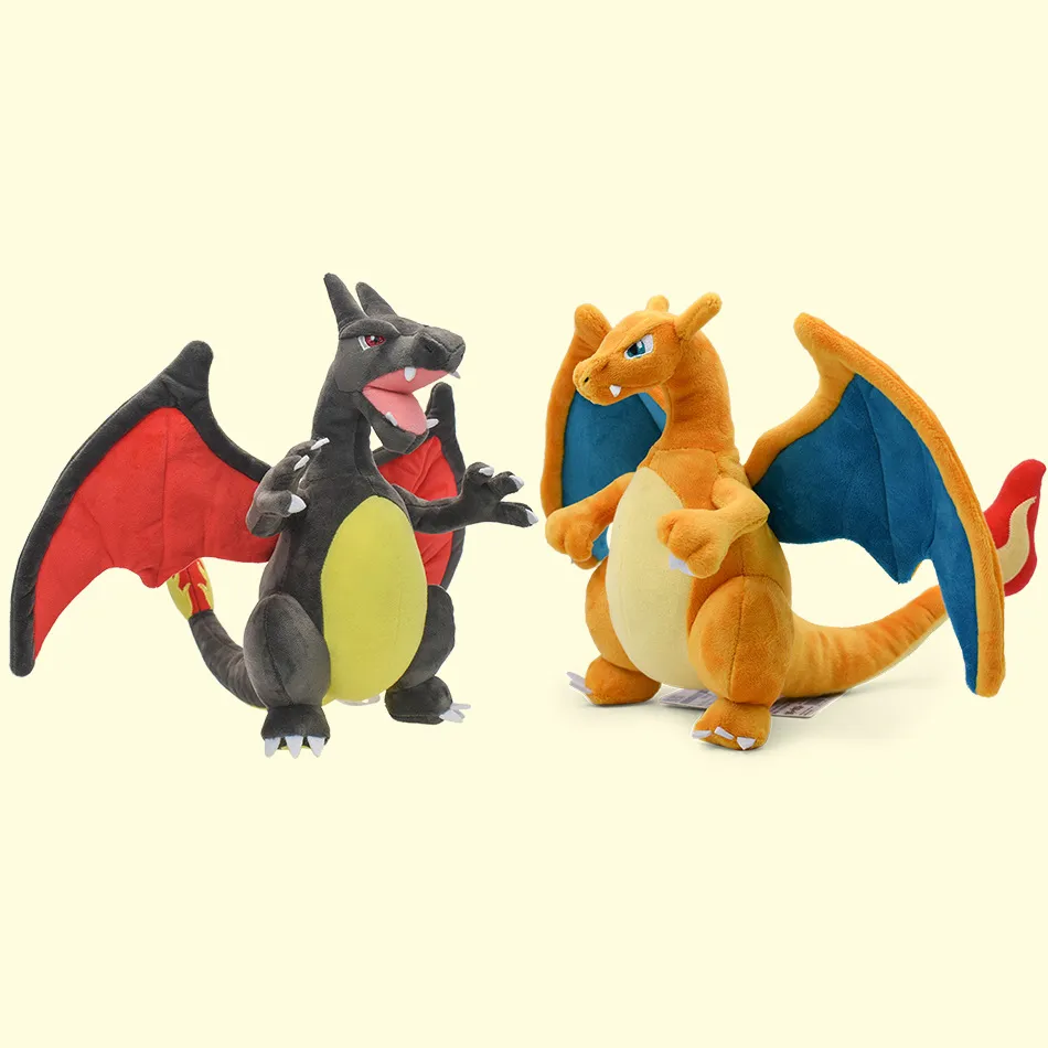 Groothandel Anime Pocket Hoge kwaliteit 4 Soorten Fire Dragon Plush Toys Children's Games Playmate Holiday Gift Room Decoratie