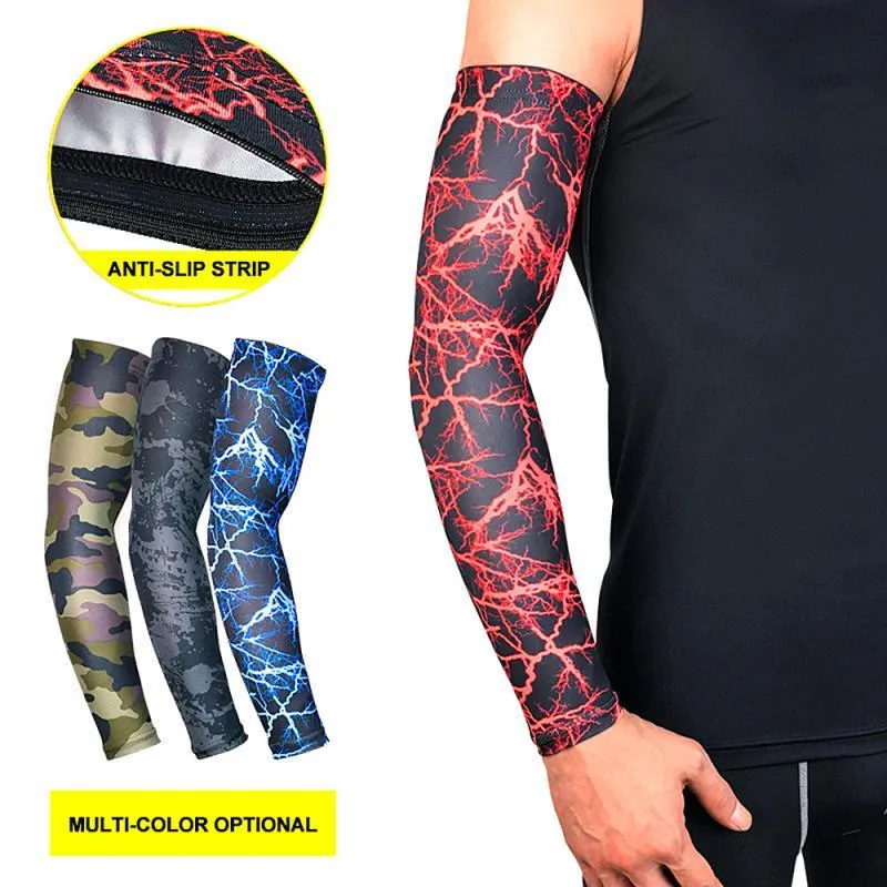 Rodilleras Codo Transpirable Secado rápido Protección UV Correr Mangas de brazo Baloncesto Pad Fitness Armguards Deportes Ciclismo CalentadoresCodas PadsEl