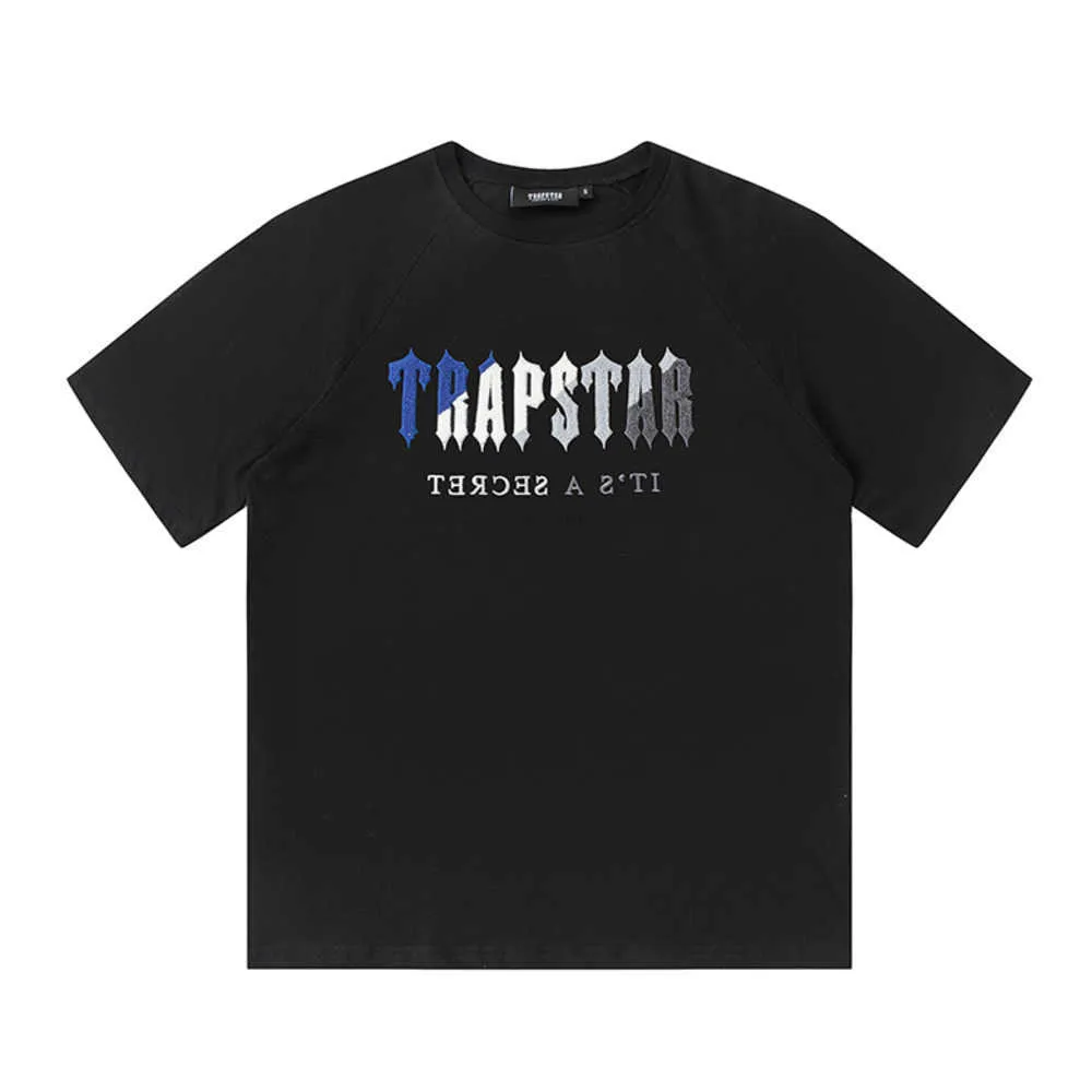 Summer Men's T-Shirt Brands TRAPSTAR Clothing T-shirt Tracksuit Sets Harajuku Tops Tee Funny Hip Hop Color T Shirt Beach Casual Motion current 41ess