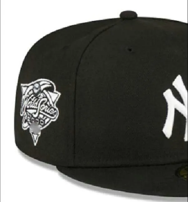 16 kleuren heren honkbal gemonteerd hoeden klassieke blauwe hiphop New York Black la ny sport verstelbare caps chapeau grijze stitch wereld hart "" "love hustle flowers a1