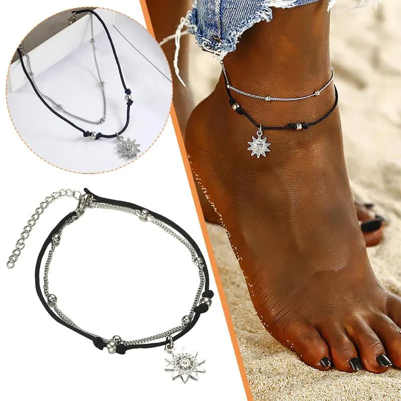 Bangle armbanden voor vrouwen trendy ontwerp schattige dames armband Anklet Boheemian olifant strand zon legering oceaan accessoire