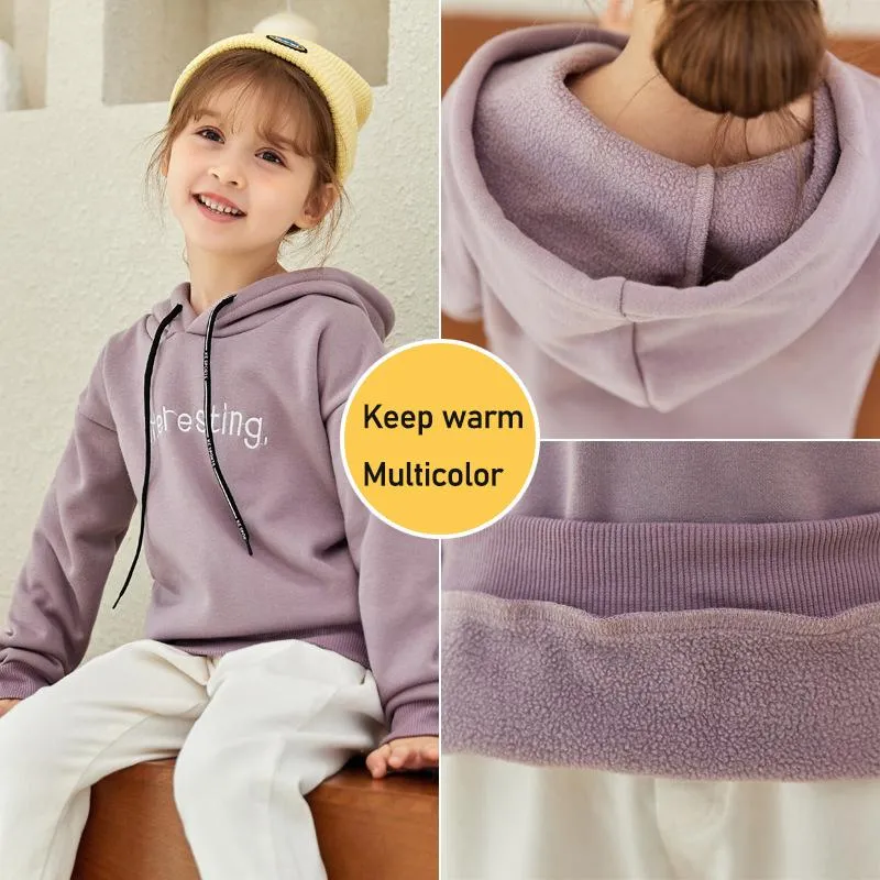 Felpe con cappuccio pullover ragazze manica lunga autunno primavera carino bambini felpa e felpa con cappuccio per bambini più felpe con cappuccio casual in velluto