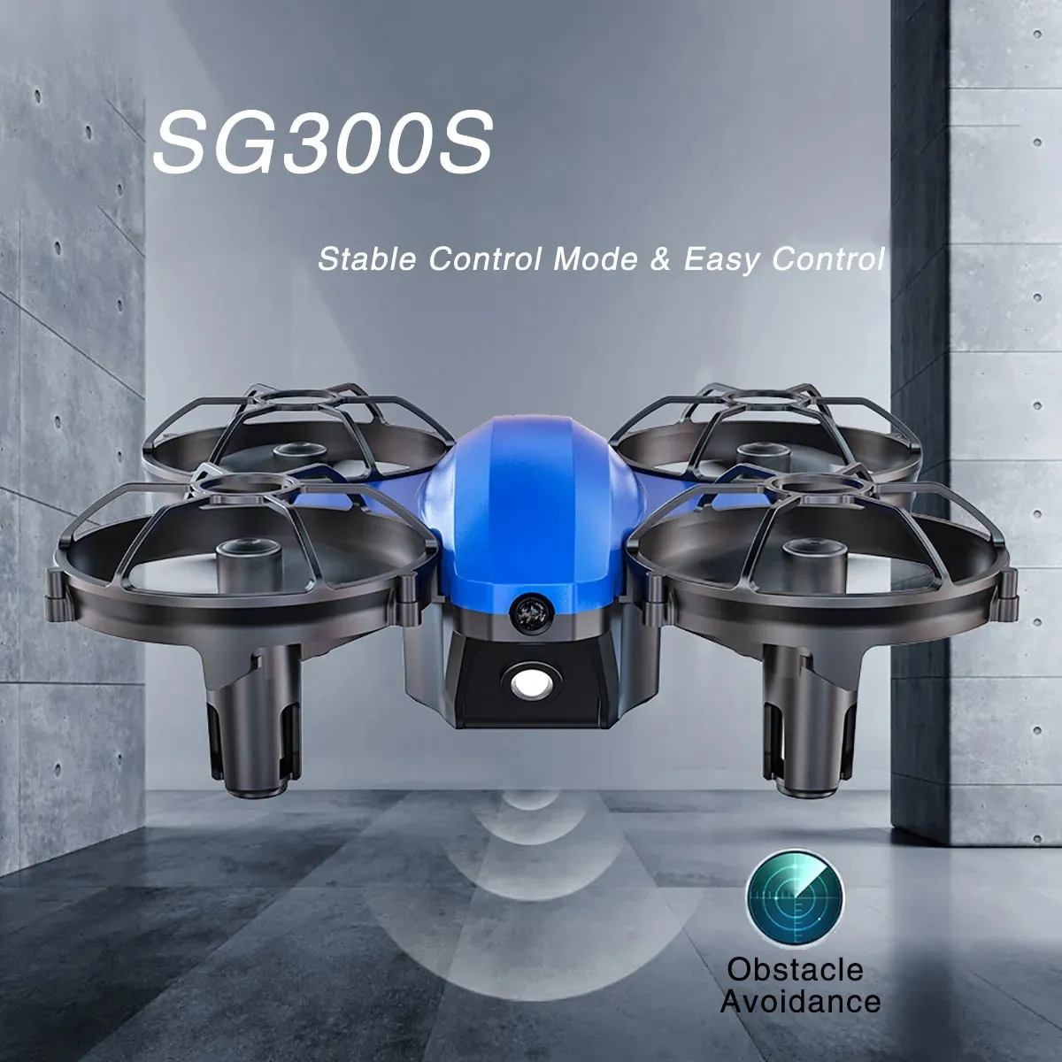 SG300S Mini Drone 2,4G Wi -Fi Уклонение от препятствий без головы светодиодные светодиодные лампы 360 Quadcopter игрушки с удаленным самолетом 360